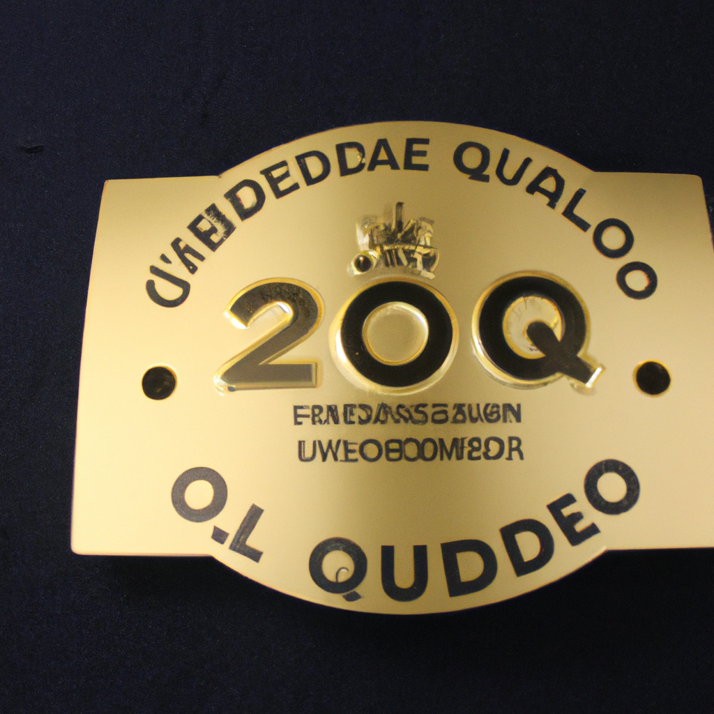 Selo de Qualidade Ouro